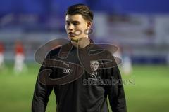 Toto-Pokal; 
Türkgücü München - FC Ingolstadt 04; vor dem Spiel Torwart Markus Ponath (40, FCI)