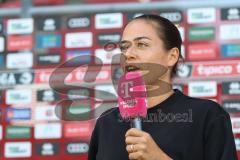 3. Liga; FC Ingolstadt 04 - Würzburger Kickers; Cheftrainerin Sabrina Wittmann (FCI) Interview