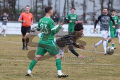 Bezirksliga - Saison 2024/25 - FC Gerolfing - FC Fatih Ingolstadt - Flaur Bashota (Nr.23 - FC Gerolfing) - Umut Yürükal (Nr.7 - FC Fatih) - Foto: Meyer Jürgen