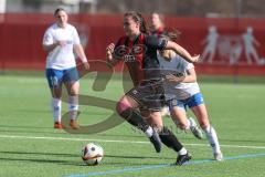 2. Bundesliga Frauen - Saison 2024/25 - FC Ingolstadt 04 Frauen - SC Sand - Winter Mara (Nr.2 - FCI Frauen) - Homann Sanja weiss Sand - Foto: Meyer Jürgen