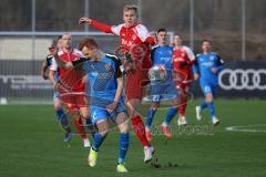 2.BL; Testspiel; FC Ingolstadt 04 - Würzburger Kickers; Christian Gebauer (22, FCI) Breunig Louis (14 FWK) Zweikampf Kampf um den Ball