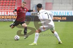 3. Liga - Fußball - FC Ingolstadt 04 - SV Meppen - Patrick Sussek (37, FCI) Amin Hassan (7  Meppen)