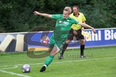 Bezirksliga - Saison 2023/2024 - SV Manching  - SpVgg Kammerberg - Reiner Meisinger (Nr.8 - SV Manching) - Foto: Meyer Jürgen