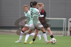 2. Bundesliga Frauen - Saison 2025/26 - FC Ingolstadt 04 Frauen - FFC Turbine Potsdam - Nina Penzkofer (Nr.29 - FC Ingolstadt Frauen I) - Okuma Rana weiss Potsdam - Foto: Meyer Jürgen