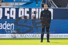 2.BL; Karlsruher SC - FC Ingolstadt 04; vor dem Spiel Nils Roeseler (13, FCI)