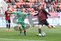 3. Liga; FC Ingolstadt 04 - 
SV Sandhausen; Benjamin Kanuric (8, FCI) Torchance Schuß