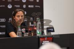 3. Liga - Saison 2024/25 - Pressekonferenz - FC Ingolstadt 04 -  - Cheftrainerin Sabrina Wittmann (FCI) - XXXXX - Foto: Meyer Jürgen