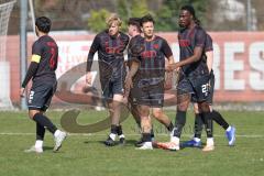 Bayernliga Nord - Saison 2025/26 - FC Ingolstadt 04 II - SpVgg Bayern Hof - Timo Hengmith  (Nr.6 - FC Ingolstadt II) schiesst den 1:0 Führungstreffer - - jubel  - Foto: Meyer Jürgen