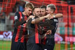 3. Liga; FC Ingolstadt 04 - Borussia Dortmund II; Tor Jubel Treffer David Kopacz (29, FCI) Dennis Borkowski (7, FCI) Max Besuschkow (17, FCI) Benjamin Kanuric (8, FCI)