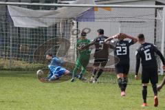 Fussball - Kreisliga - FC Grün Weiss Ingolstadt - FC Fatih Ingolstadt - Adar Gectan grün GW Ing. mit dem 1:1 Ausgleichstreffer - Ali Cakmakci Torwart Fatih Ing. - jubel - Foto: Meyer Jürgen