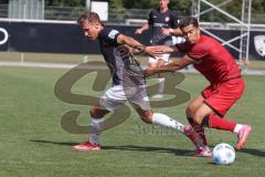 * Testspiel - Saison 2025/26 - FC Ingolstadt 04 - FSV Zwickau - Yann Sturm (Nr.7 - FC Ingolstadt 04) - Jonas Dittrich (Nr.17 - FSV Zwickau) - Foto: Meyer Jürgen