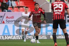 3. Liga; FC Ingolstadt 04 - Rot-Weiss Essen; David Udogu (47, FCI) Müsel Torben ( RWE)