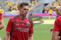 2.BL; Dynamo Dresden - FC Ingolstadt 04, Warmup Jan Hendrik Marx (26, FCI)