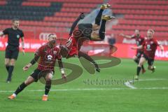 3. Fußball-Liga - Saison 2020/2021 - FC Ingolstadt 04 - FC Viktoria Köln - Der 2:1 Siegtreffer durch Ganiggia Ginola Elva (#14,FCI)  - jubel - Foto: Meyer Jürgen