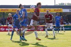 Toto-Pokal; Finale; FV Illertissen - FC Ingolstadt 04; Jeroen Krupa (48, FCI) Kopf Alexander (8 FVI) Zweikampf Kampf um den Ball