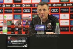 3.Liga - Saison 2022/2023 - FC Ingolstadt 04 -  - Pressekonferenz - Cheftrainer Michael Köllner (FCI)-  - Foto: Meyer Jürgen