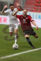 3. Fußball-Liga - Saison 2020/2021 - FC Ingolstadt 04 - FC Viktoria Köln - Beister Maximilian (#11,FCI) wird gefoult - Foto: Meyer Jürgen