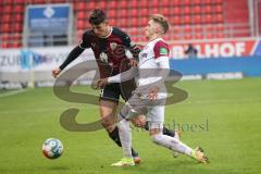 2.BL; FC Ingolstadt 04 - SG Dynamo Dresden; Merlin Röhl (34, FCI) Herrmann Luca (19 Dresden)