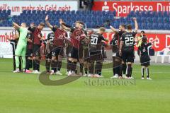 2023_11_11 - 3. Liga - Saison 2023/24 - MSV Duisburg - FC Ingolstadt 04 - Die Spieler betreten das Spielfeld - XXXXX - Foto: Meyer Jürgen