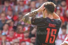 3. Liga - Saison 2025/26 - Energie Cottbus - FC Ingolstadt 04  - Jonas Scholz (Nr.15 - FC Ingolstadt 04) - XXXXX - Foto: Meyer Jürgen