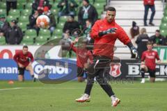 2.BL; SV Werder Bremen - FC Ingolstadt 04; Torwart Dejan Stojanovic (39 FCI) vor dem Spiel