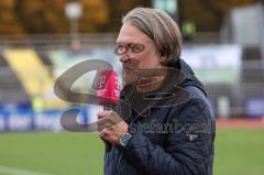 3. Liga; VfB Oldenburg - FC Ingolstadt 04; Interview Geschäftsführers Dietmar Beiersdorfer (FCI Sport Kommunikation)