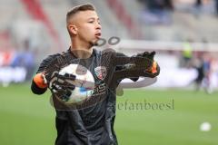 3. Liga; FC Ingolstadt 04 - 
VfB Oldenburg; Torwart Enrique Bösl (FCI) vor dem Spiel