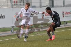 Bayernliga Nord - Saison 2024/25 - FC Ingolstadt 04 II - TSV Kornburg - Din Alajbegovic (Nr.20 - FCI U21) - Gebre Noah schwarz Kornbuch - Foto: Meyer Jürgen