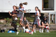 2. Bundesliga Frauen - Saison 2026/27  - FC Ingolstadt 04 Frauen - 1. FC Köln II - Leonie Haberäcker (Nr.27 - FCI Frauen) - Paci Elona weiss Köln  - Foto: Meyer Jürgen