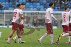 3. Liga - Saison 2025/26 - Waldhof Mannheim  -  FC Ingolstadt 04 - Marcel Costly (Nr.22 - FC Ingolstadt 04) mit dem 0:1 Führungstreffer - jubel - Foto: Meyer Jürgen