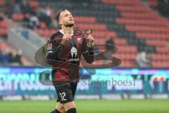 2.BL; FC Ingolstadt 04 - Erzgebirge Aue; Tor Jubel Treffer Patrick Schmidt (32, FCI)