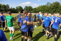 Sparkassenpokal - DJK Ingolstadt - FC Gerolfing - Jubel - DJK Ingolstadt gewinnt den Sparkassenpokal - Foto: Jürgen Meyer