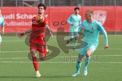 A-Junioren Bundesliga  - Saison 2023/24 - A-Junioren - FC Ingolstadt 04 - TSV 1860 München - Luka Klanac (Nr.9 - FC Ingolstadt 04 A-Jugend) - XXXXX - Foto: Meyer Jürgen