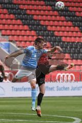 3. Liga - FC Ingolstadt 04 - TSV 1860 München - Kopfball Lex Stefan (7, 1860) Marc Stendera (10, FCI)