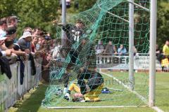 Testspiel; 3. Liga; TSV Berching - FC Ingolstadt 04; Tor Jubel Treffer Julian Kügel (31, FCI) und Torwart im Tor