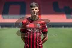 Merlin Röhl (34, FCI) ; FC Ingolstadt 04; 3.Liga, Porträttermin 2022/2023,