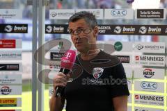 3.Liga - Saison 2022/2023 - Erzgebirge Aue - FC Ingolstadt 04 - Cheftrainer Michael Köllner (FCI) - im Interview mit Magenta TV -  - Foto: Meyer Jürgen