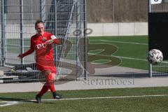 2. Frauen-Bundesliga Süd - Saison 2020/2021 - FC Ingolstadt 04 - FC Würzburger Kickers - Mailbeck Alina rot FCI beim Eckball - Foto: Meyer Jürgen