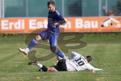 2023_10_28 - Kreisklasse - Saison 2023/24 - FC GW Ingolstadt - FC Arnsberg - Lucas Mack blau Arnsberg - Semih Soysal weiss GW Ing - Foto: Meyer Jürgen