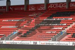 3. Liga - FC Ingolstadt 04 - 1. FC Saarbrücken - Spruchband Choreo Fans