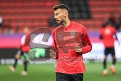 3. Liga; FC Ingolstadt 04 - SSV Jahn Regensburg; vor dem Spiel Lukas Fröde (34, FCI)