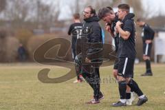 Bezirksliga - Saison 2024/25- TSV Gaimersheim - FC Aschheim - Dennis Hüttinger (Nr.7 - TSV Gaimersheim) verletzt am Boden und muss ausgewechselt werden - XXXXX - Foto: Meyer Jürgen
