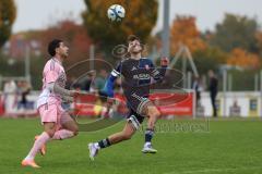 Bezirksliga - Saison 2025/26- TSV Gaimersheim - SpVgg Kammerberg - Hakan Düzgün (Nr.25 - TSV Gaimersheim) - Justin Fauland blau Kammerberg - Foto: Meyer Jürgen