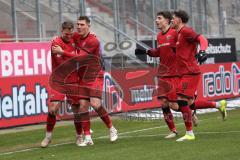 3. Liga - Saison 2025/26 - FC Ingolstadt 04 - VFB Stuttgard II - Simon Lorenz (Nr.32 - FCI) mit dem 1:0 Führungstreffer - jubel - XXXXX - Foto: Meyer Jürgen