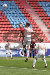 3. Liga - FC Bayern 2 - FC Ingolstadt 04 - Kopfball, Stefan Kutschke (30, FCI) Lawrence Jamie (40 FCB)