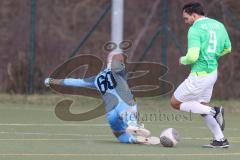 Bezirksliga - Saison 2025/26 - FC Fatih Ingolstadt - TSV 54 - DJK München - Murat Sucuoglu (Nr.9 - FC Fatih) mit dem 1:1 Ausgleichstreffer - Markus Blohmann TW München - jubel  - XXXXX - Foto: Meyer Jürgen