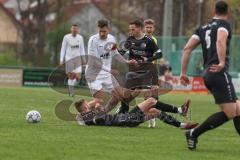 Bezirksliga - Saison 2023/24 - TSV Rohrbach - TSV Gaimersheim -  - Dennis Hüttinger (Nr.7 - Gaimersheim) - Leon Hagen schwarz Rohrbach - Foto: Meyer Jürgen