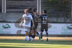 Landesliga - Saison 2026/27 - SV Manching - VFR Neuburg - Der 1:0 Führungstreffer durch Kevin Csatari (Nr.15 - SV Manching) - jubel - XXXXX - Foto: Meyer Jürgen