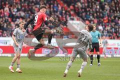 3. Liga; FC Ingolstadt 04 - FC Viktoria Köln; Tim Heike (9, FCI) Eisenhuth Tobias (21 VK) Dietz Lars (2 VK)