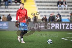 3. Liga; SSV Ulm 1846 - FC Ingolstadt 04; vor dem Spiel Torwart Marius Funk (1, FCI)